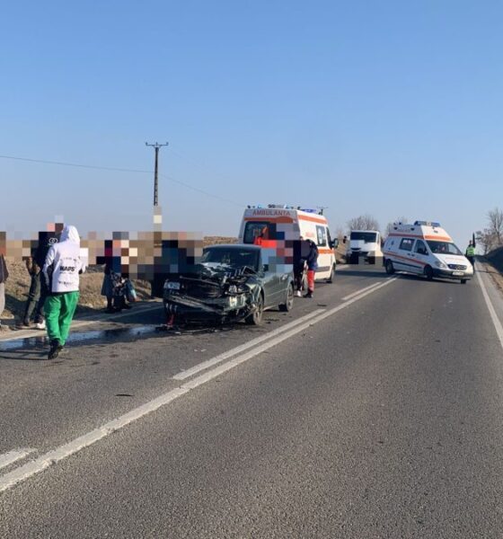 foto: accident la câlnic. o persoană a fost rănită