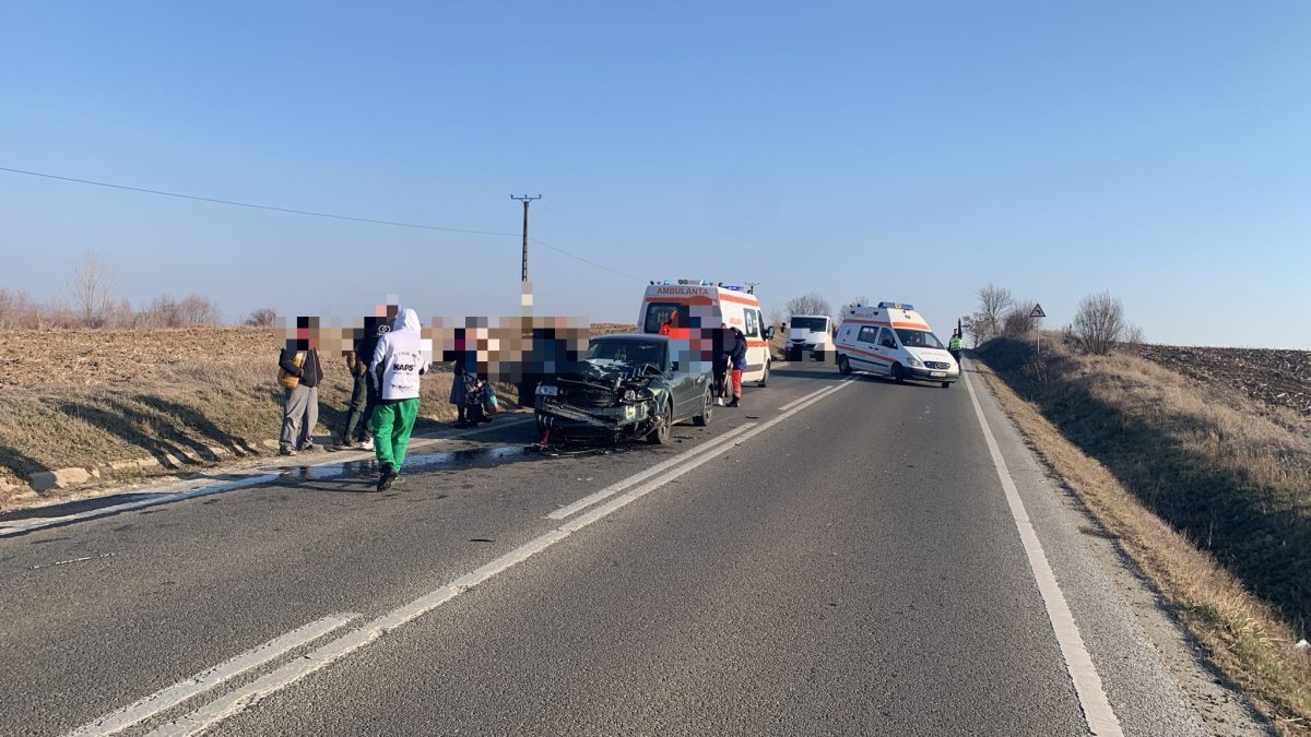 foto: accident la câlnic. o persoană a fost rănită