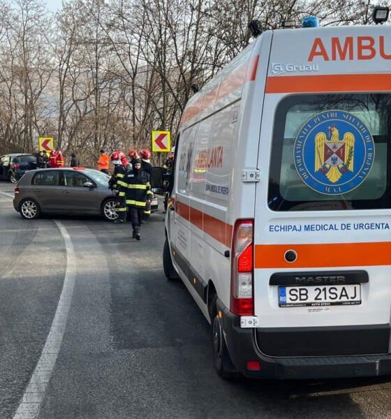 foto: Șoferiță din alba, implicată într un accident rutier, pe dn