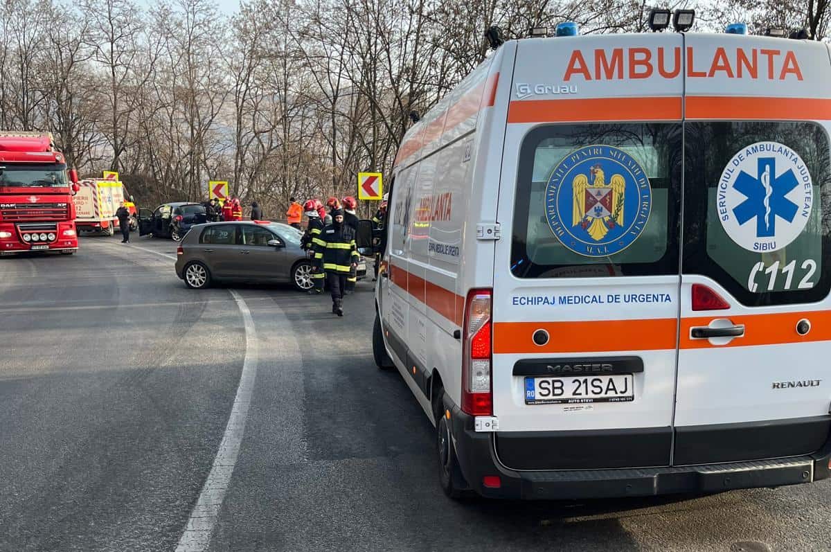 foto: Șoferiță din alba, implicată într un accident rutier, pe dn