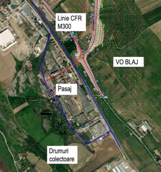 În blaj va fi construit un pasaj de conexiune a