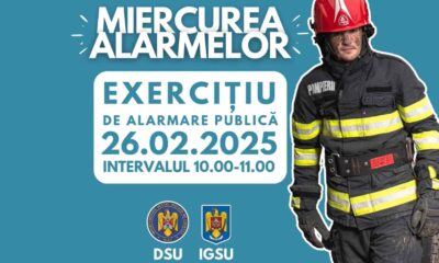 miercurea alarmelor: exercițiu anunțat de isu alba. sirenele vor suna