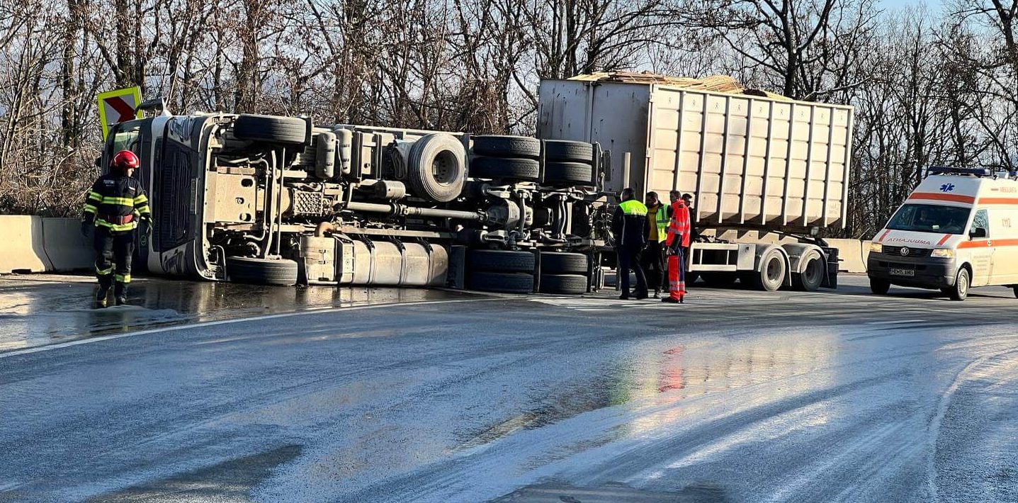 Șofer din alba, rănit într un accident produs pe dn 66.