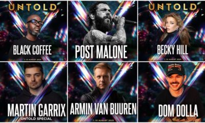 untold 2025: post malone, armin van buuren, fisher, becky hill