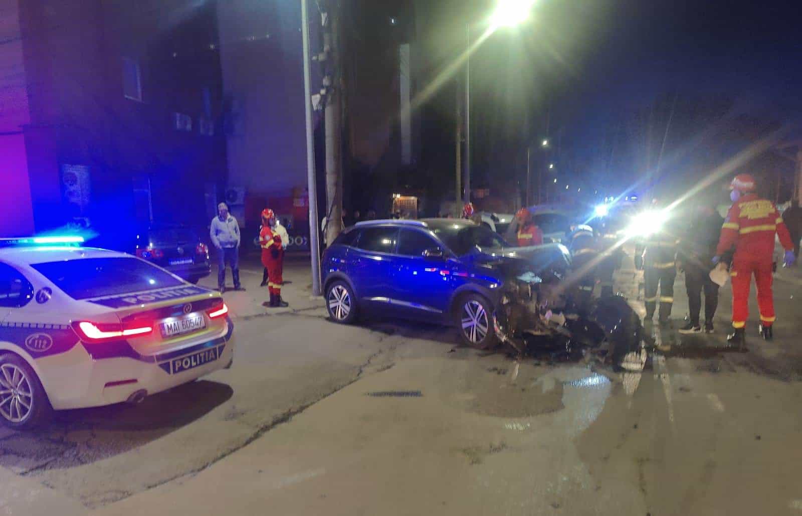 update foto video: accident rutier la alba iulia. trei mașini s au