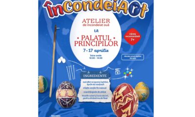 7 17 aprilie: Încondeia(r)t, atelier de încondeiat ouă, la palatul principilor