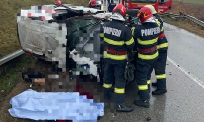 foto accident rutier mortal la jidvei: un bărbat a decedat