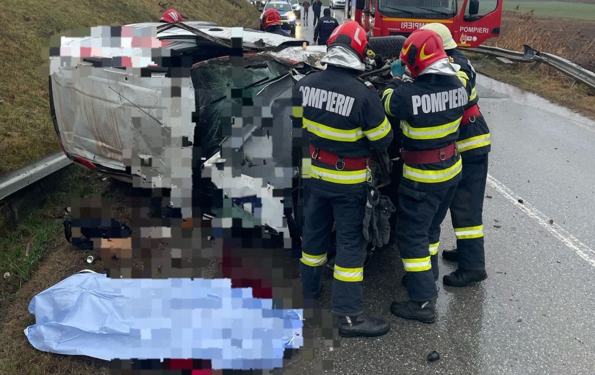 foto accident rutier mortal la jidvei: un bărbat a decedat