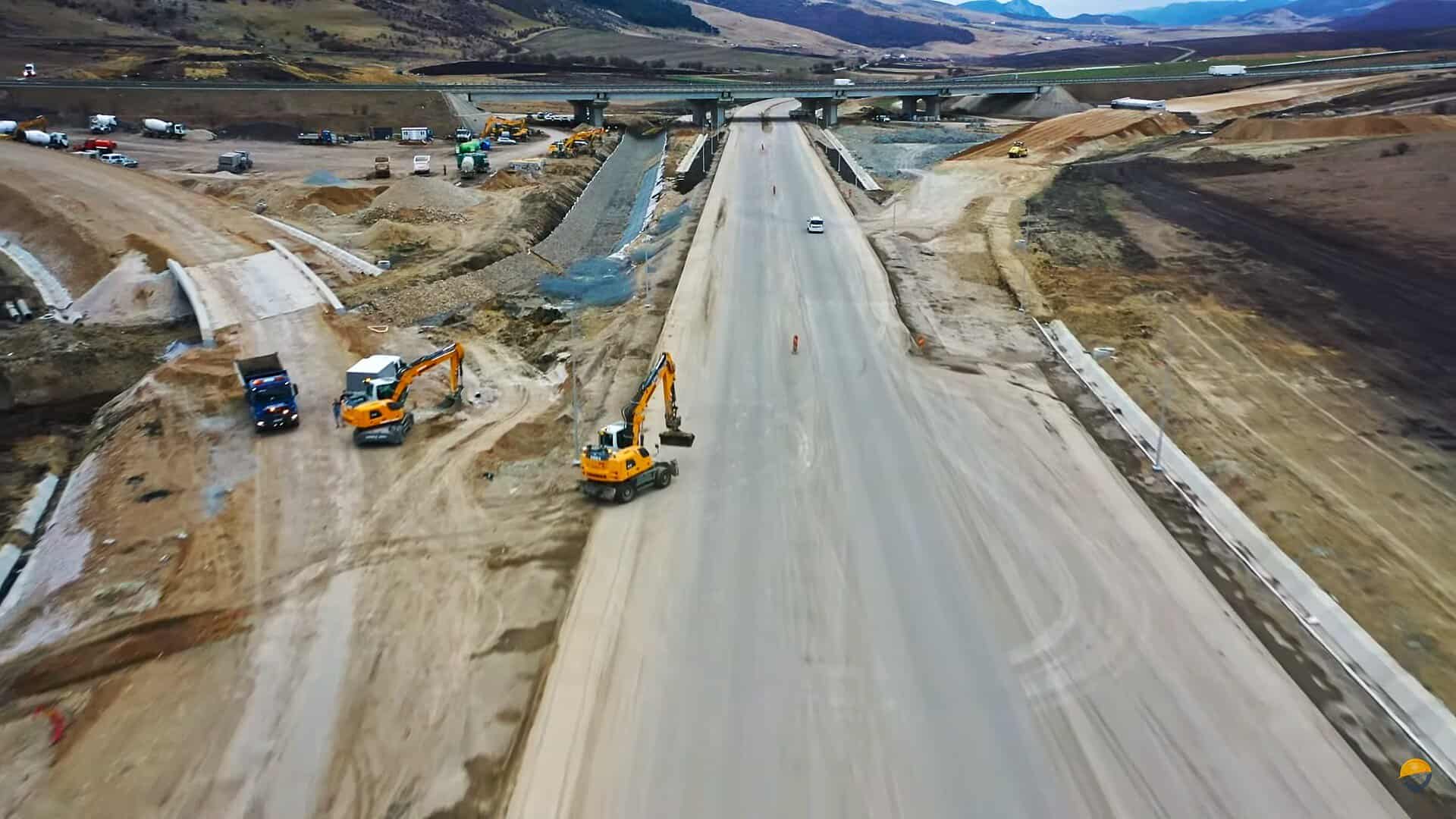 foto pro infrastructura: drumul care va lega autostrada a3 și