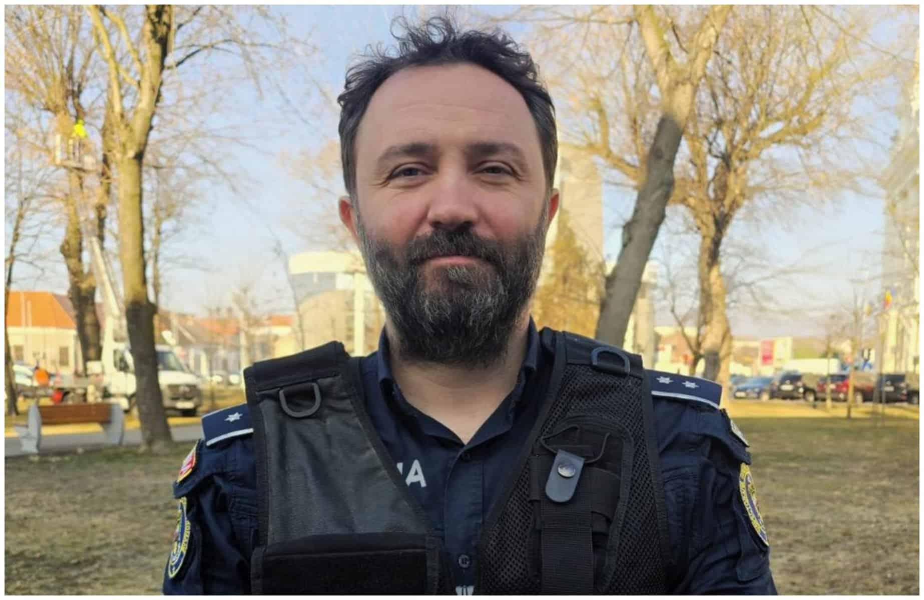 foto: un polițist negociator din cadrul ipj alba a salvat