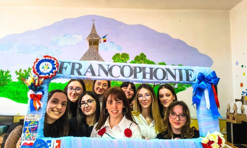 foto: ziua francofoniei, sărbătorită la Școala gimnazială „simion lazăr“ din