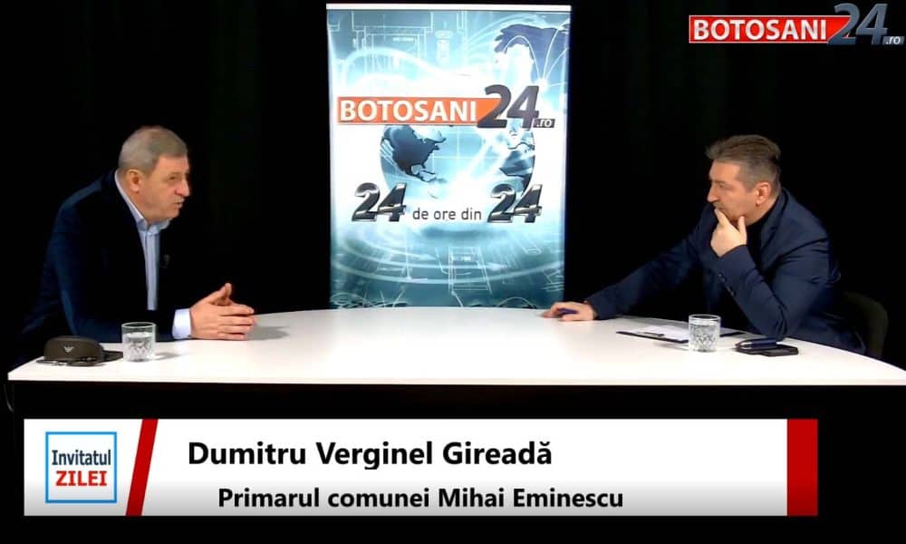 „invitatul zilei” la botosani24.ro: verginel gireadă, primarul comunei mihai eminescu