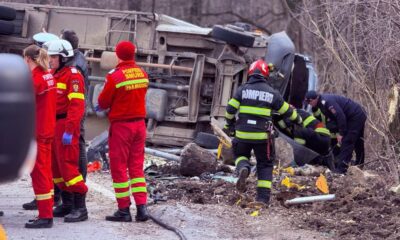 foto: accident la baisa! un bărbat de 47 de ani