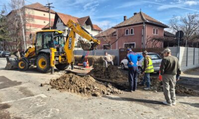 video: circulația pe o stradă din alba iulia, închisă din