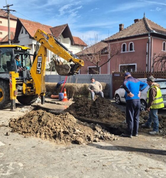 video: circulația pe o stradă din alba iulia, închisă din