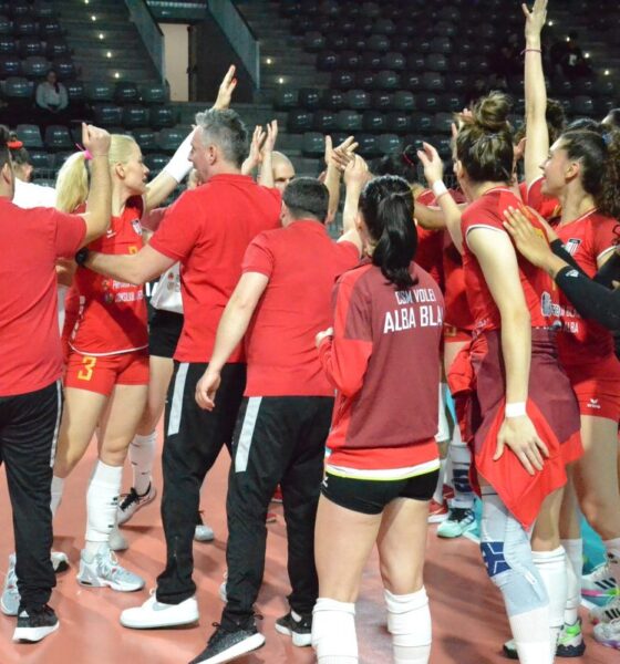 volei alba blaj a câștigat primul duel pentru finala campionatului.