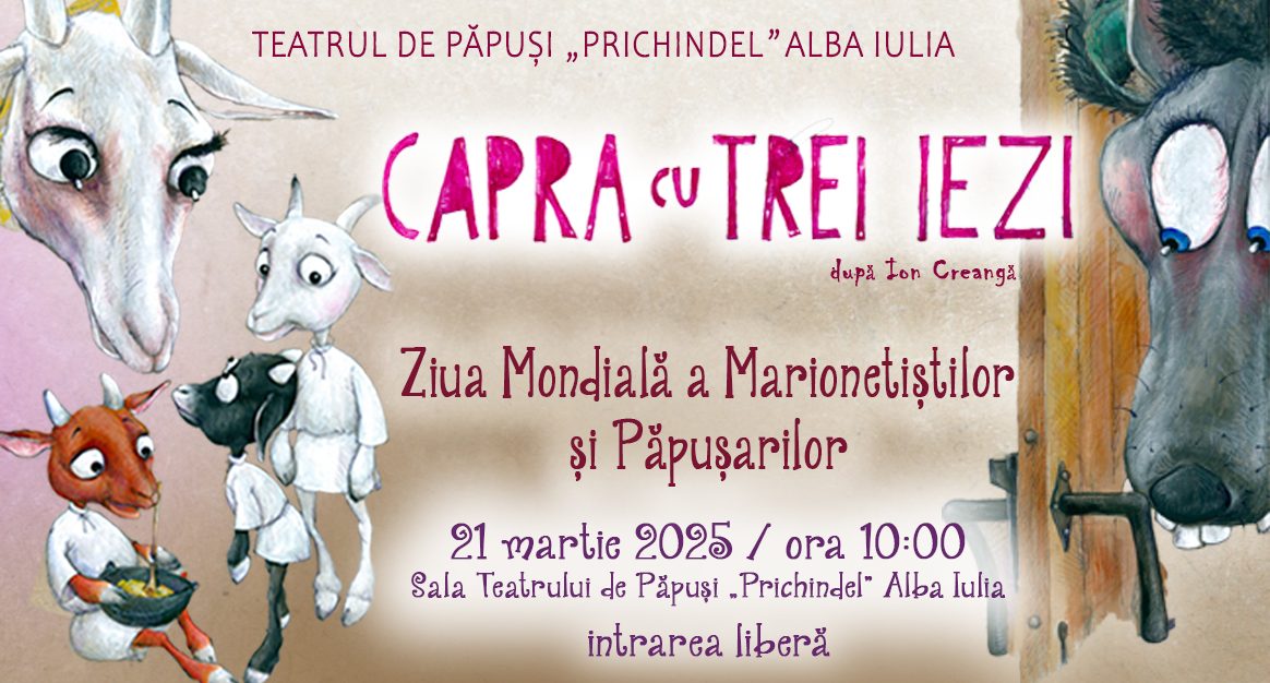 ziua mondială a marionetiștilor și păpușarilor, sărbătorită la teatrul de