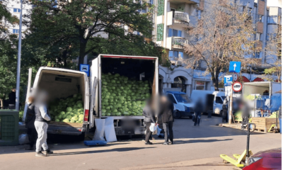 acțiune a polițiștilor în piața centrală. o persoană a  fost