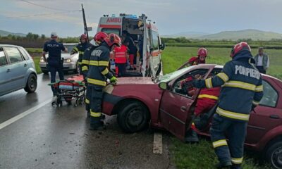 accident rutier în coșlariu. au intervenit pompierii din alba iulia