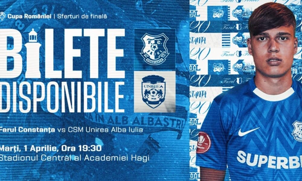 biletele pentru meciul farul constanța – unirea alba iulia din