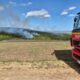 foto: incendiu într o pădure din zona gârbova de jos. au