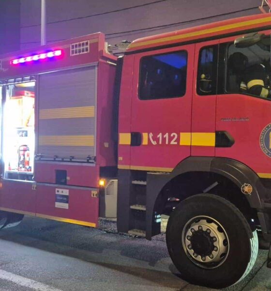 incendiu la alba iulia. un utilaj a luat foc în