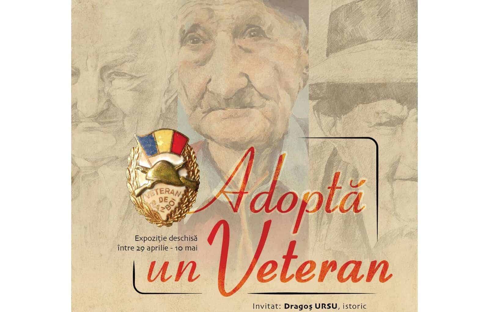 marți, 29 aprilie: „adoptă un veteran”, expoziție de portrete ale