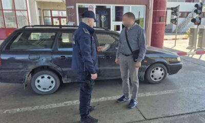 descoperit la frontiera stânca cu un permis de conducere  fals