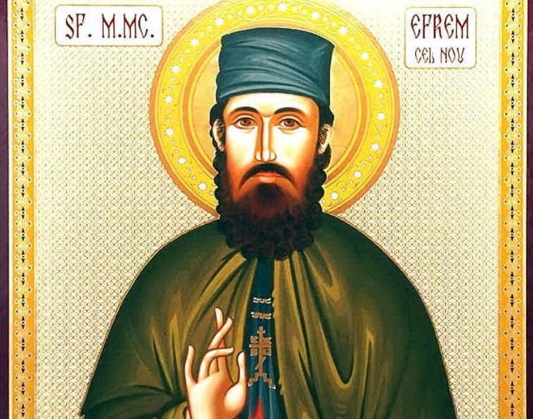 calendar ortodox 2025: sfântul cuvios mucenic efrem cel nou
