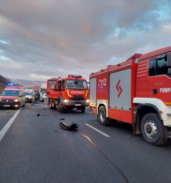 accident pe autostrada a10, alba iulia – aiud. trei mașini