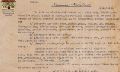 exponatul lunii mai la muzeul „ioan raica” din sebeş: document