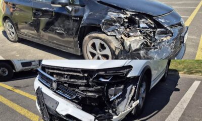 foto: accident rutier la alba iulia, în zona kaufland ampoi.