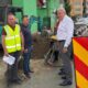 foto: lucrări de relocare în subteran a cablurilor de utilități,