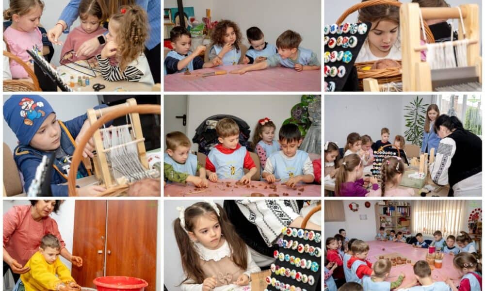 foto: micii exploratori ai tradiției: grădinița „dumbrava minunată” la centrul