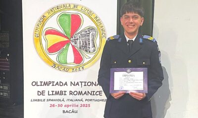 foto: un elev de la colegiul național militar din alba