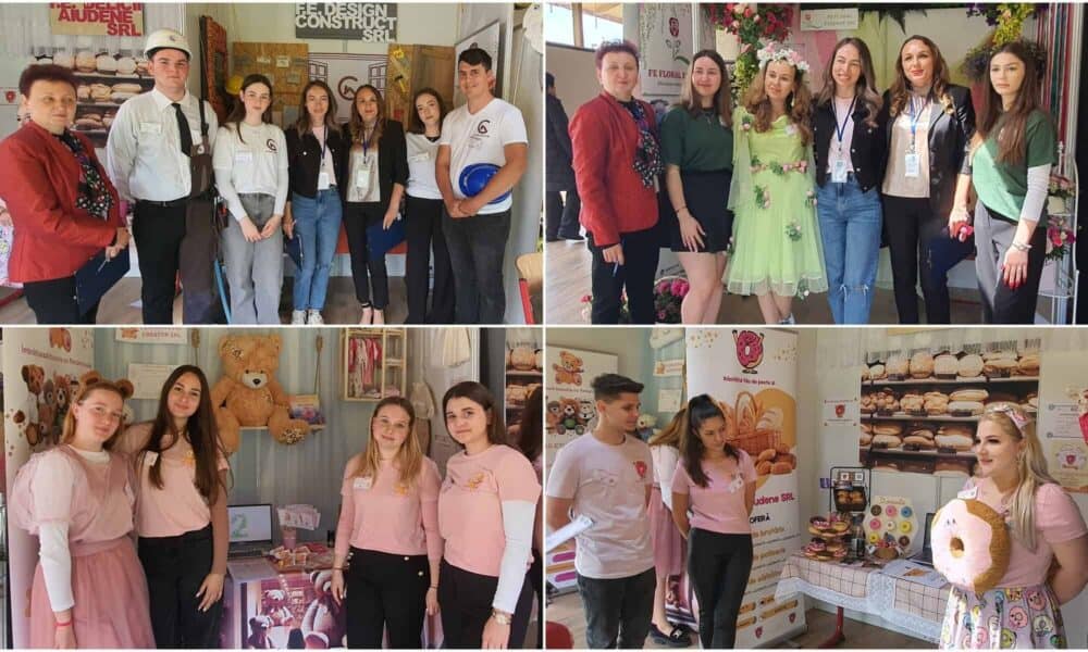 foto video: concursul interjudețean „târgul firmelor de exercițiu tineri antreprenori”, la