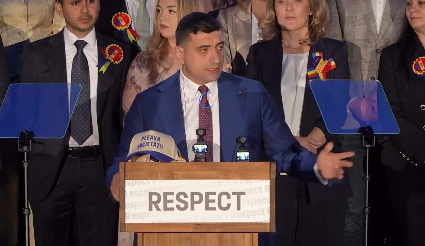 george simion și a revendicat victoria în alegeri, în ciuda rezultatelor