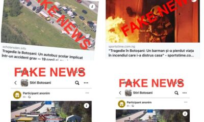 atenție, Știri false, despre accidente grave, tragedii sau incidente, la
