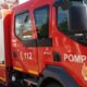 intervenție isu, cu autoscara, pe o stradă la alba iulia.