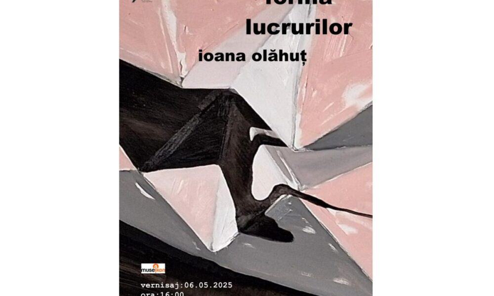 marți, 6 mai: vernisajul expoziției artistei ioana olăhuț, „forma lucrurilor”,