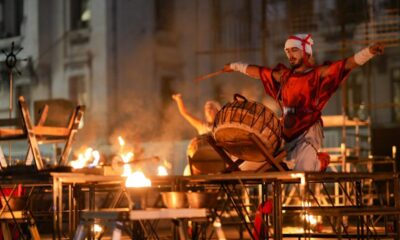momente inedite duminică, în cetatea alba carolina: acrobații la înălțime,