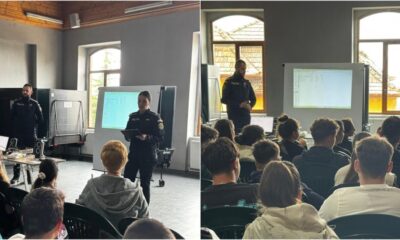 polițiștii din aiud au discutat cu elevii colegiului național ,,titu