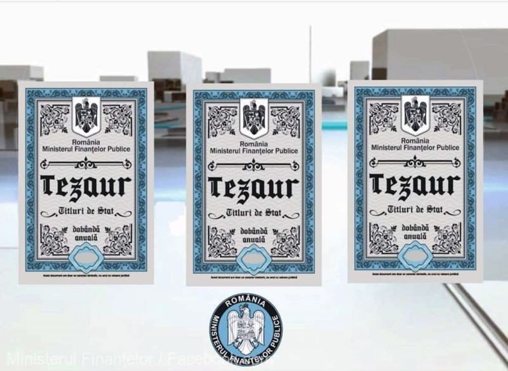 românii pot cumpăra titluri de stat ”tezaur”, cu dobânzi până