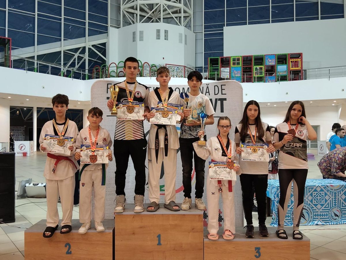 salbă de medalii pentru luptătorii de taekwondo la campionatul național