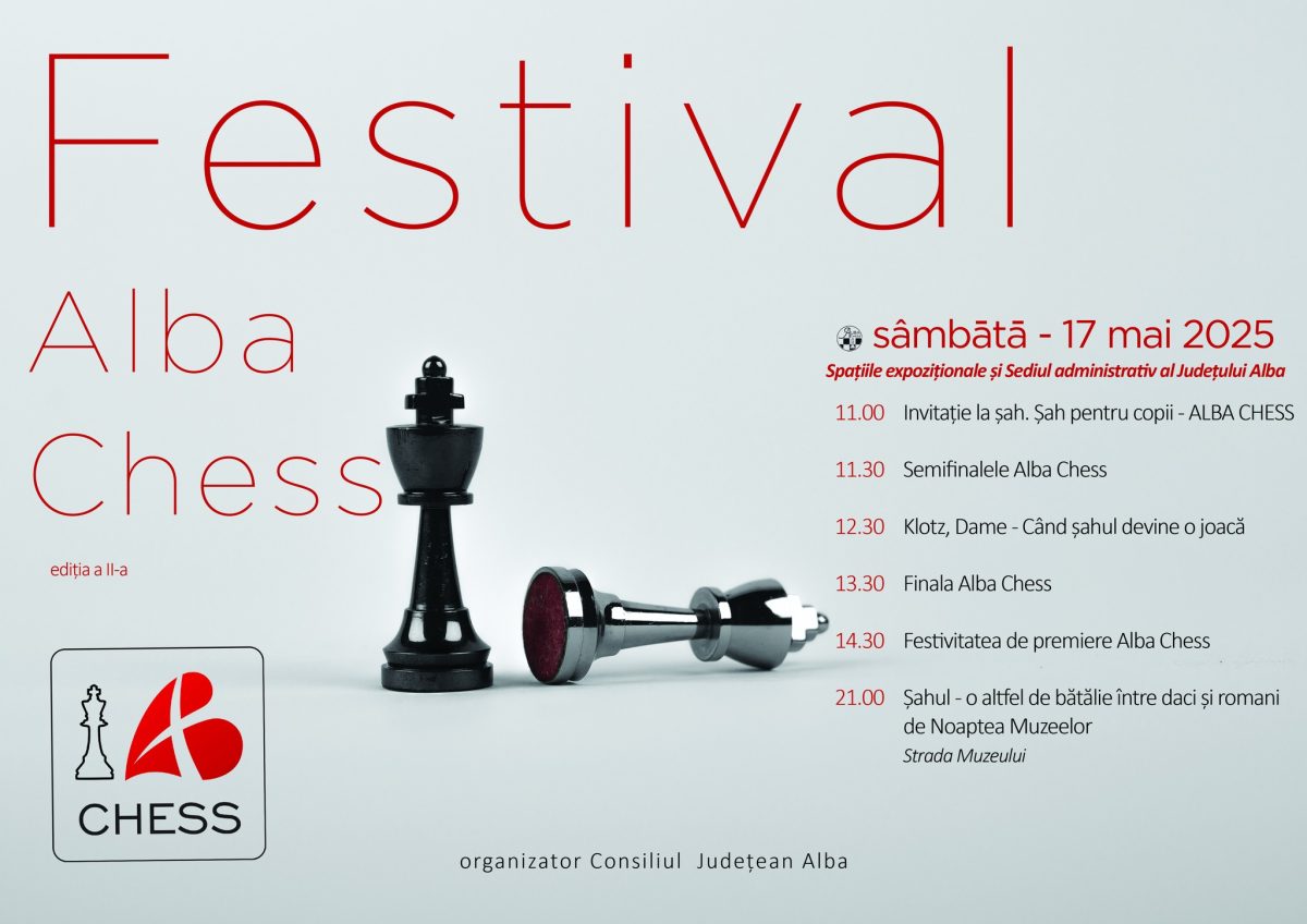 sâmbătă, 17 mai: finala festivalului alba chess 2025. cei mai