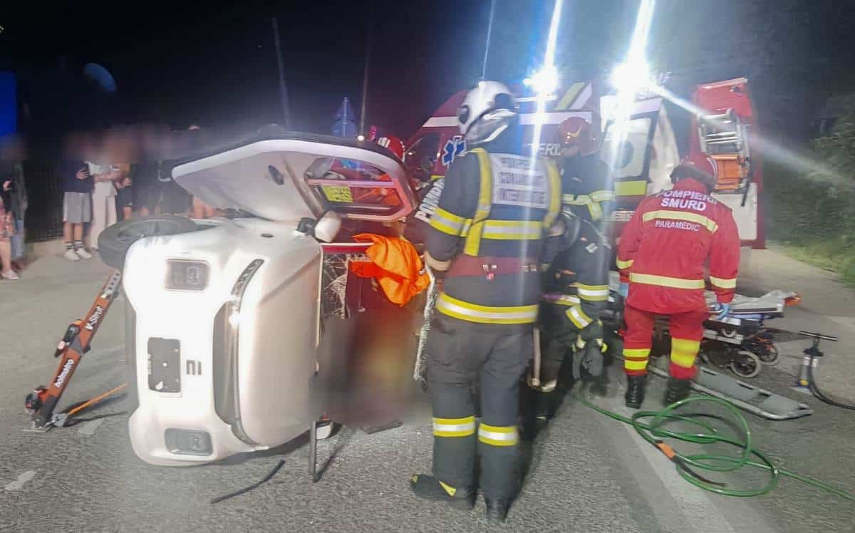 update foto: accident grav pe dn 67c la petrești. o