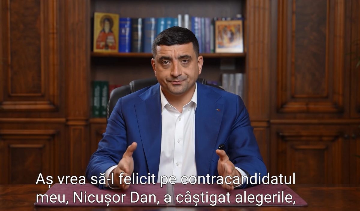 video: george simion și a recunoscut înfrângerea, târziu în noapte: este