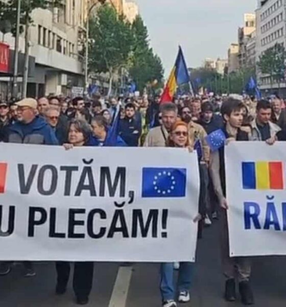 video: manifestații pro europa la bucurești și în alte orașe din