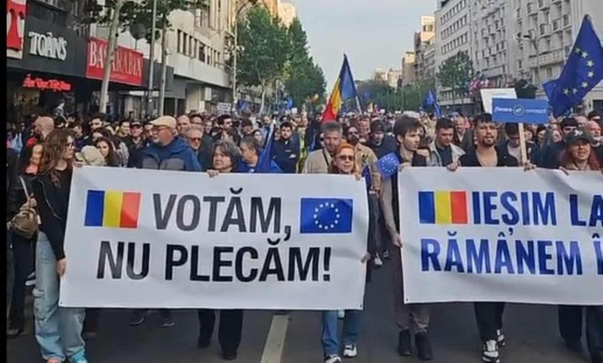 video: manifestații pro europa la bucurești și în alte orașe din