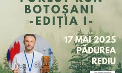 „forest run botoșani”. concurs de alergare în pădurea rediu din